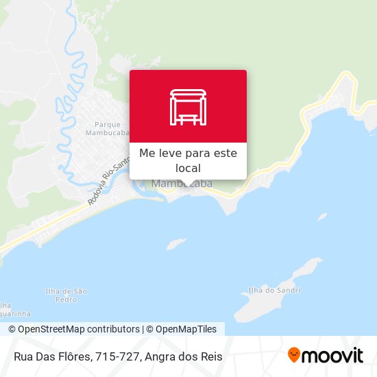 Rua Das Flôres, 715-727 mapa
