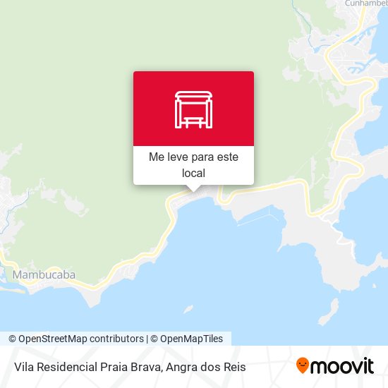 Vila Residencial Praia Brava mapa