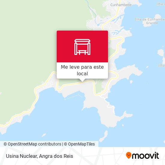 Usina Nuclear mapa