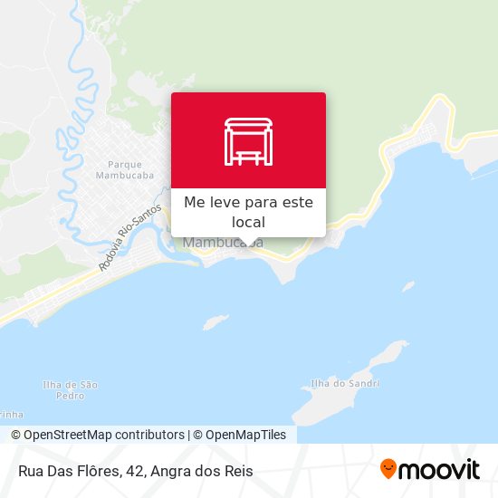 Rua Das Flôres, 42 mapa
