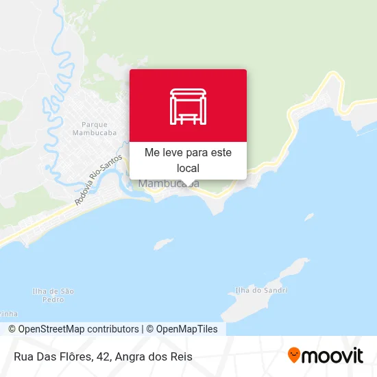Rua Das Flôres, 42 mapa