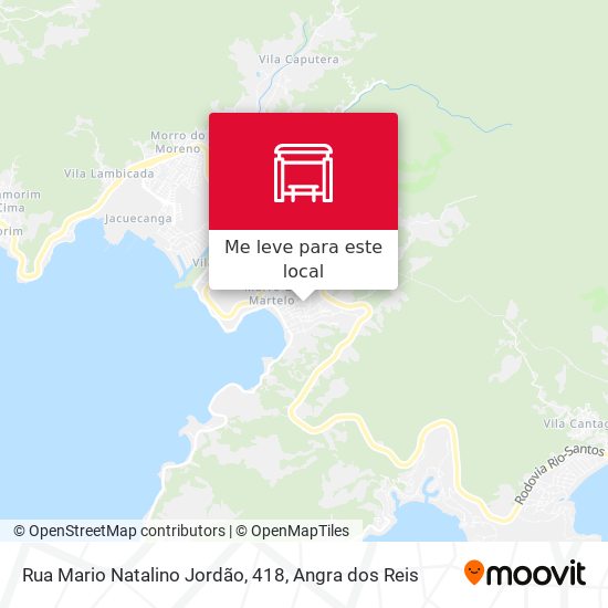Rua Mario Natalino Jordão, 418 mapa