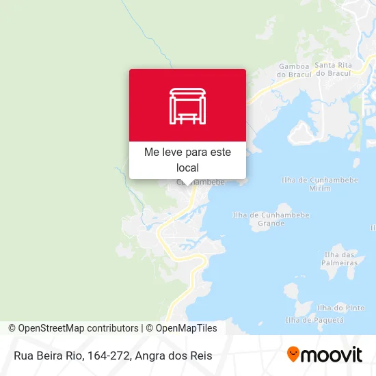 Rua Beira Rio, 164-272 mapa