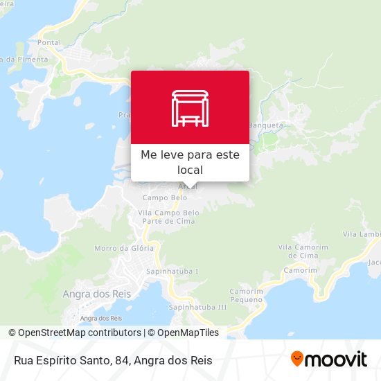 Rua Espírito Santo, 84 mapa
