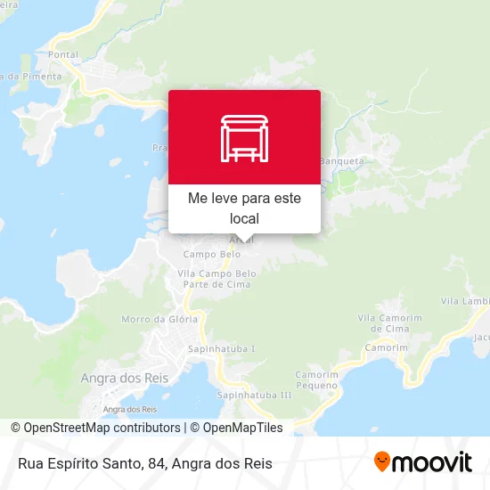 Rua Espírito Santo, 84 mapa