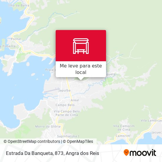 Estrada Da Banqueta, 873 mapa