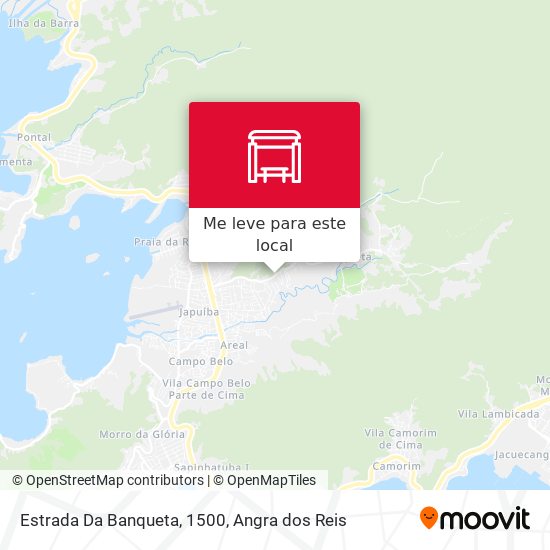 Estrada Da Banqueta, 1500 mapa