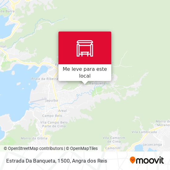 Estrada Da Banqueta, 1500 mapa