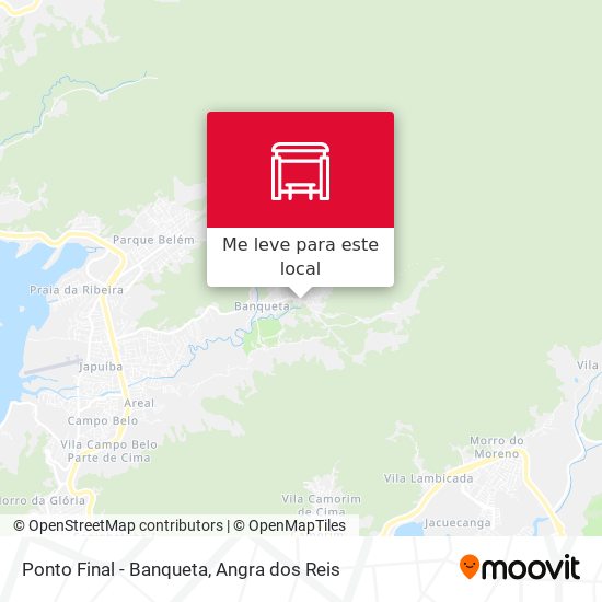 Ponto Final - Banqueta mapa