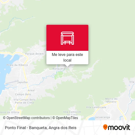 Ponto Final - Banqueta mapa