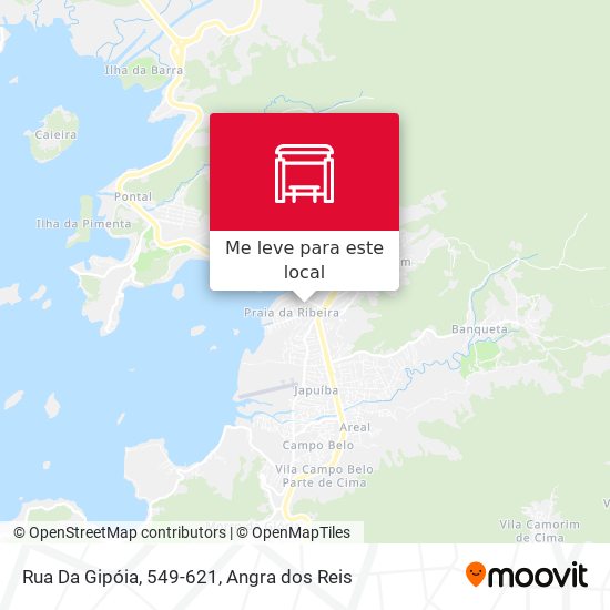Rua Da Gipóia, 549-621 mapa