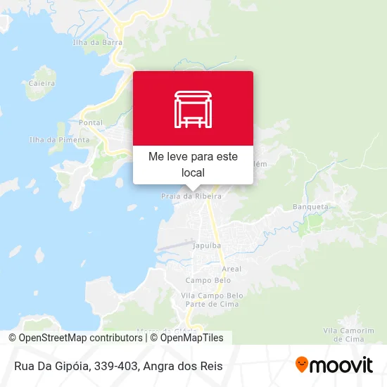 Rua Da Gipóia, 339-403 mapa