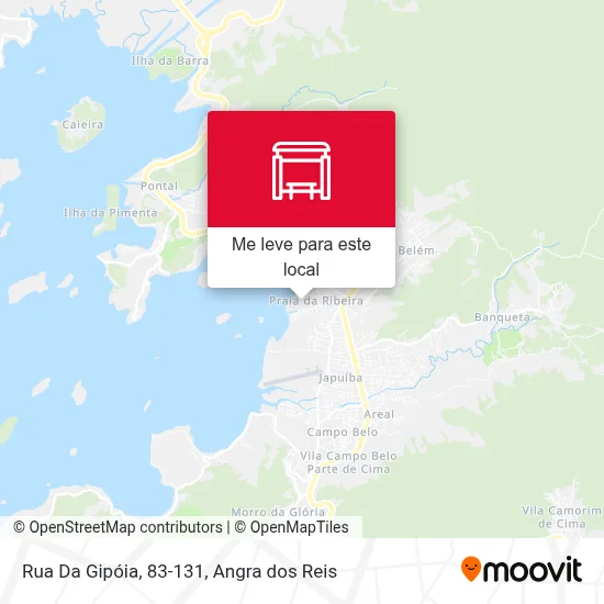 Rua Da Gipóia, 83-131 mapa