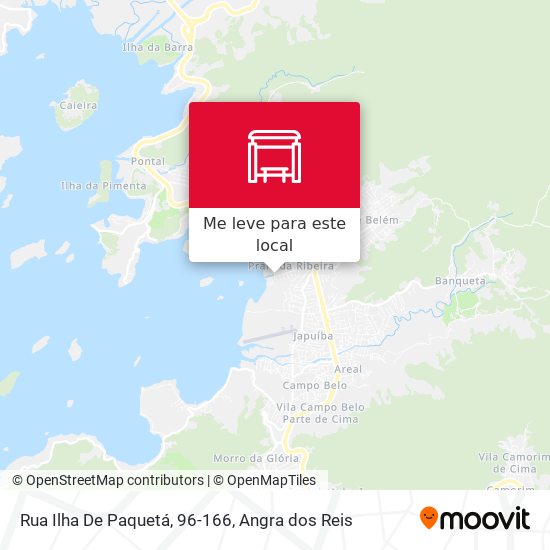 Rua Ilha De Paquetá, 96-166 mapa