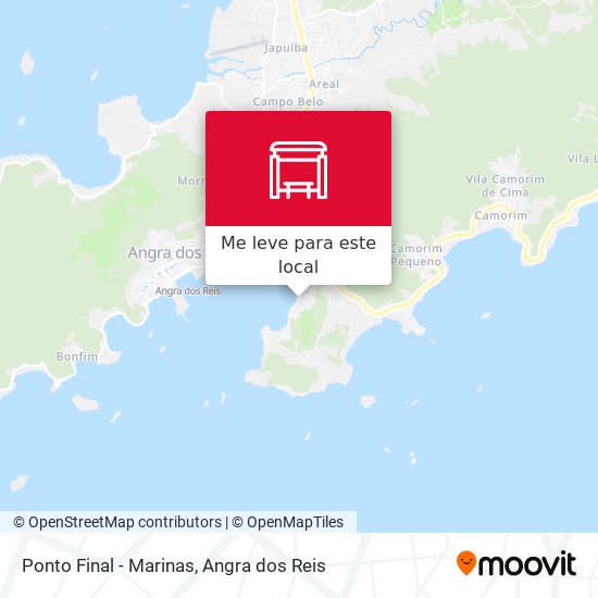 Ponto Final - Marinas mapa