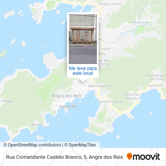 Rua Comandante Castelo Branco, 5 mapa