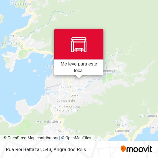 Rua Rei Baltazar, 543 mapa