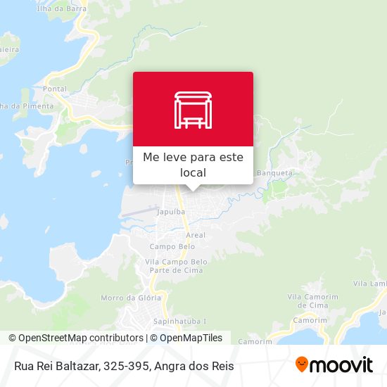 Rua Rei Baltazar, 325-395 mapa