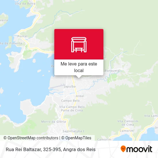 Rua Rei Baltazar, 325-395 mapa