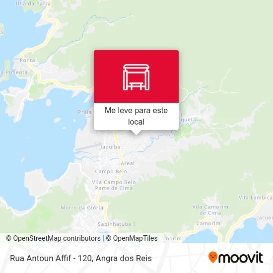 Rua Antoun Affif - 120 mapa