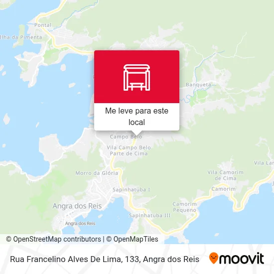 Rua Francelino Alves De Lima, 133 mapa