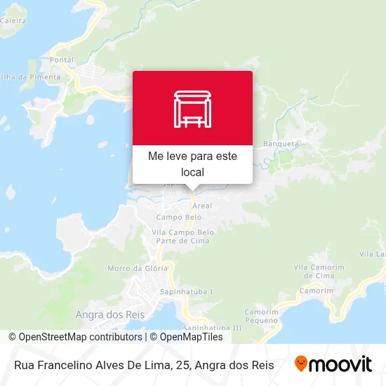 Rua Francelino Alves De Lima, 25 mapa
