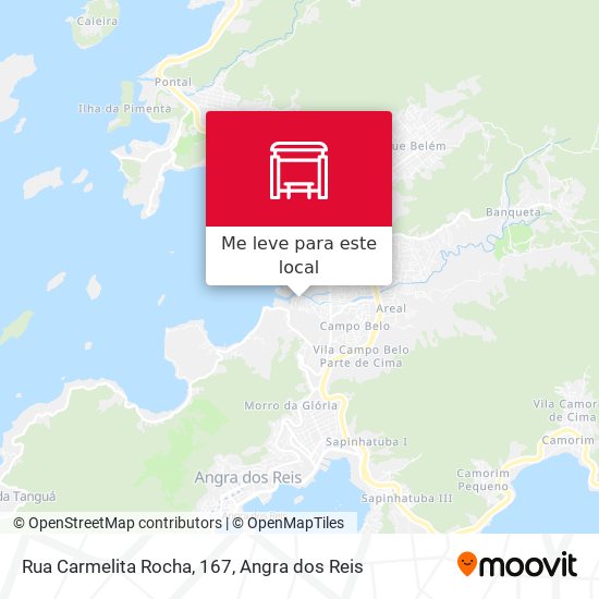 Rua Carmelita Rocha, 167 mapa