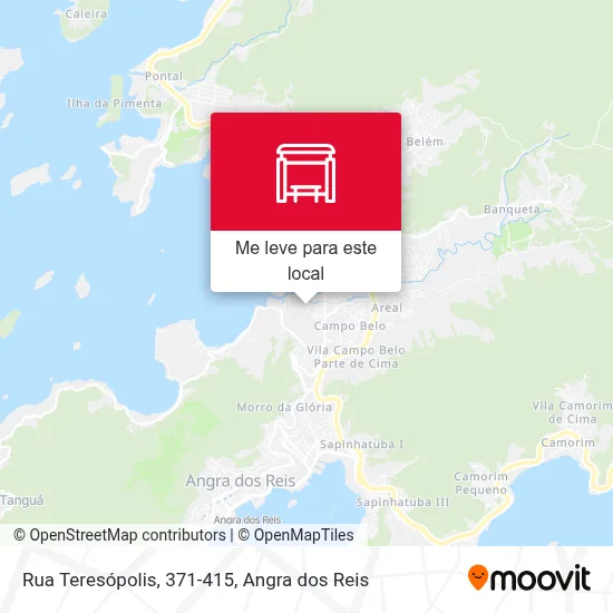 Rua Teresópolis, 371-415 mapa