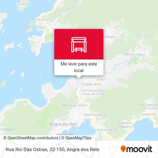 Rua Rio Das Ostras, 32-150 mapa
