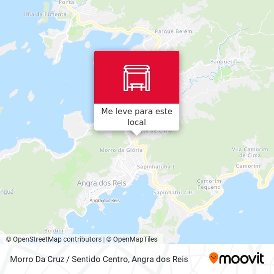 Morro Da Cruz / Sentido Centro mapa