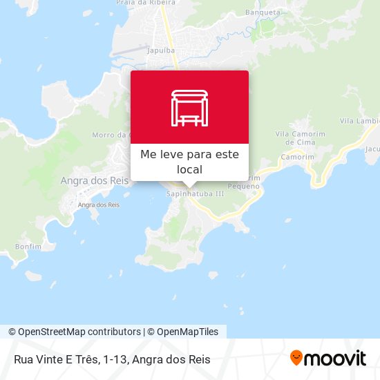 Rua Vinte E Três, 1-13 mapa
