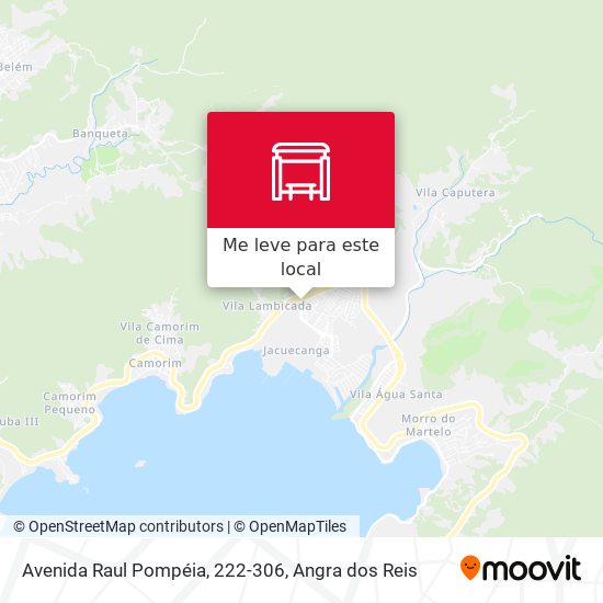 Avenida Raul Pompéia, 222-306 mapa