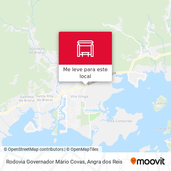 Rodovia Governador Mário Covas mapa