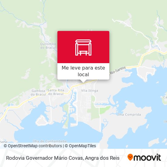 Rodovia Governador Mário Covas mapa
