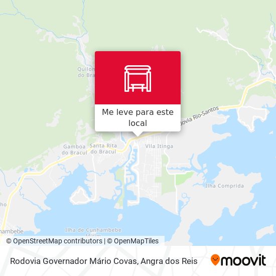 Rodovia Governador Mário Covas mapa