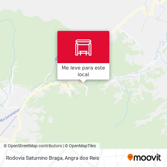 Rodovia Saturnino Braga mapa