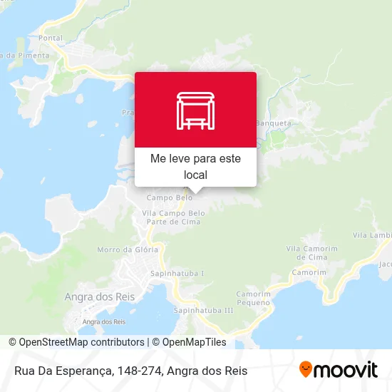 Rua Da Esperança, 148-274 mapa