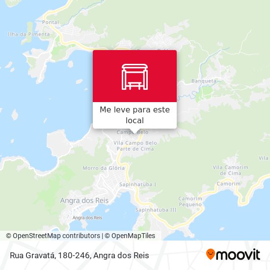 Rua Gravatá, 180-246 mapa