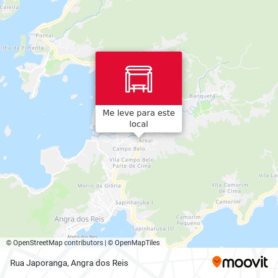 Rua Japoranga mapa