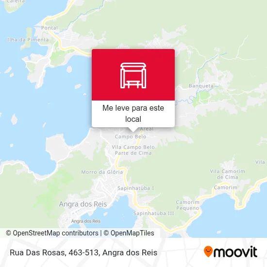 Rua Das Rosas, 463-513 mapa