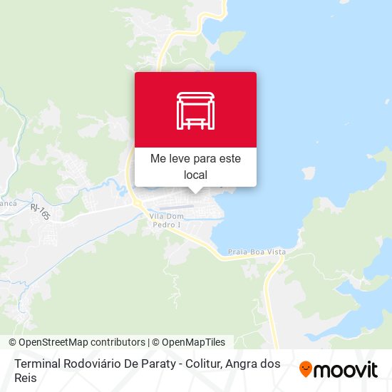 Terminal Rodoviário De Paraty - Colitur mapa