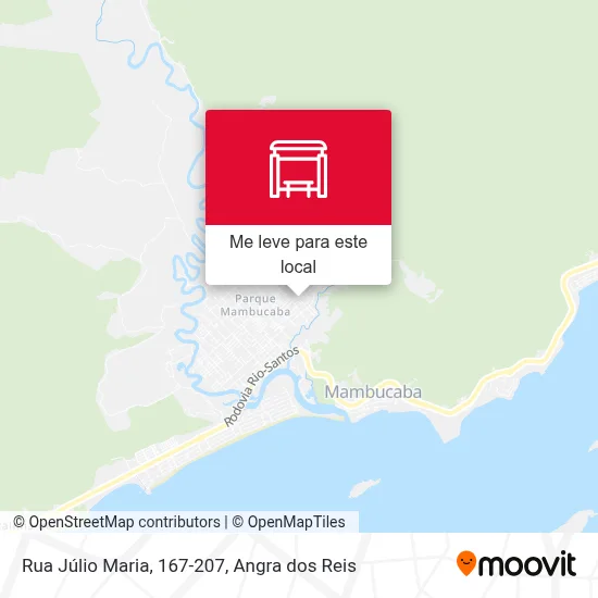 Rua Júlio Maria, 167-207 mapa