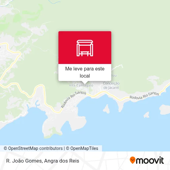 R. João Gomes mapa