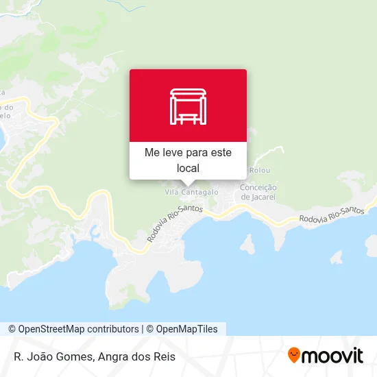 R. João Gomes mapa