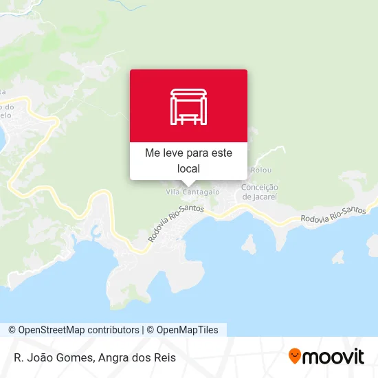 R. João Gomes mapa