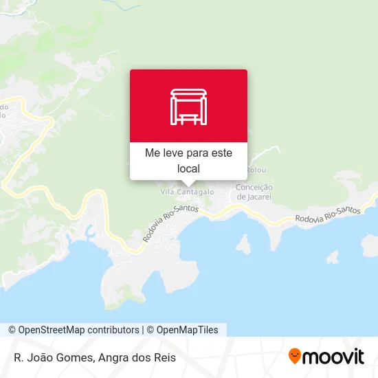 R. João Gomes mapa