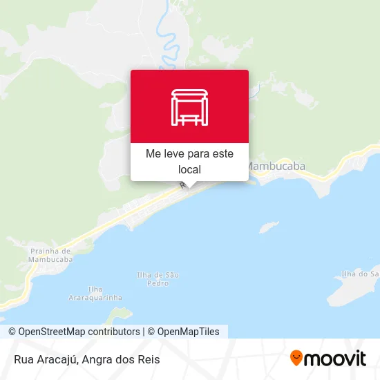 Rua Aracajú mapa
