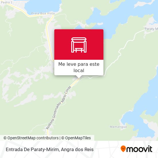 Entrada De Paraty-Mirim mapa