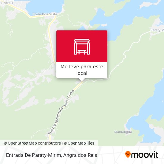 Entrada De Paraty-Mirim mapa