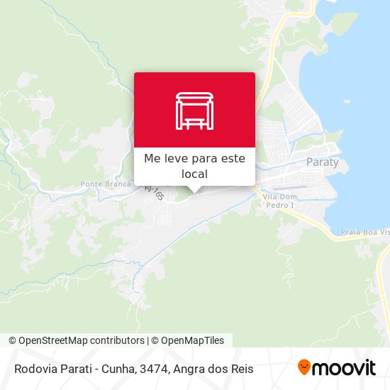 Rodovia Parati - Cunha, 3474 mapa